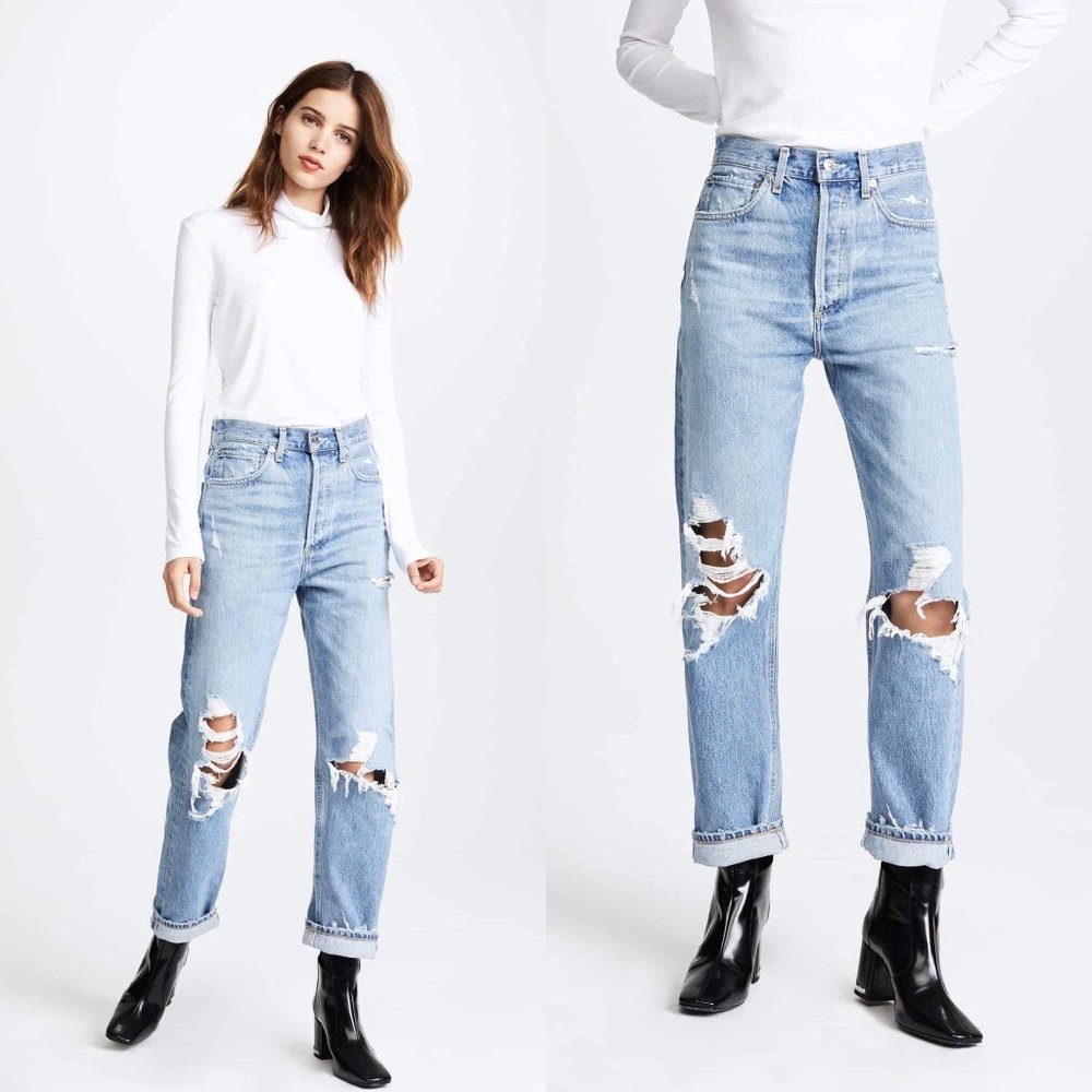 Agolde '90s Fit Loose Fit Jeans in Fall Out